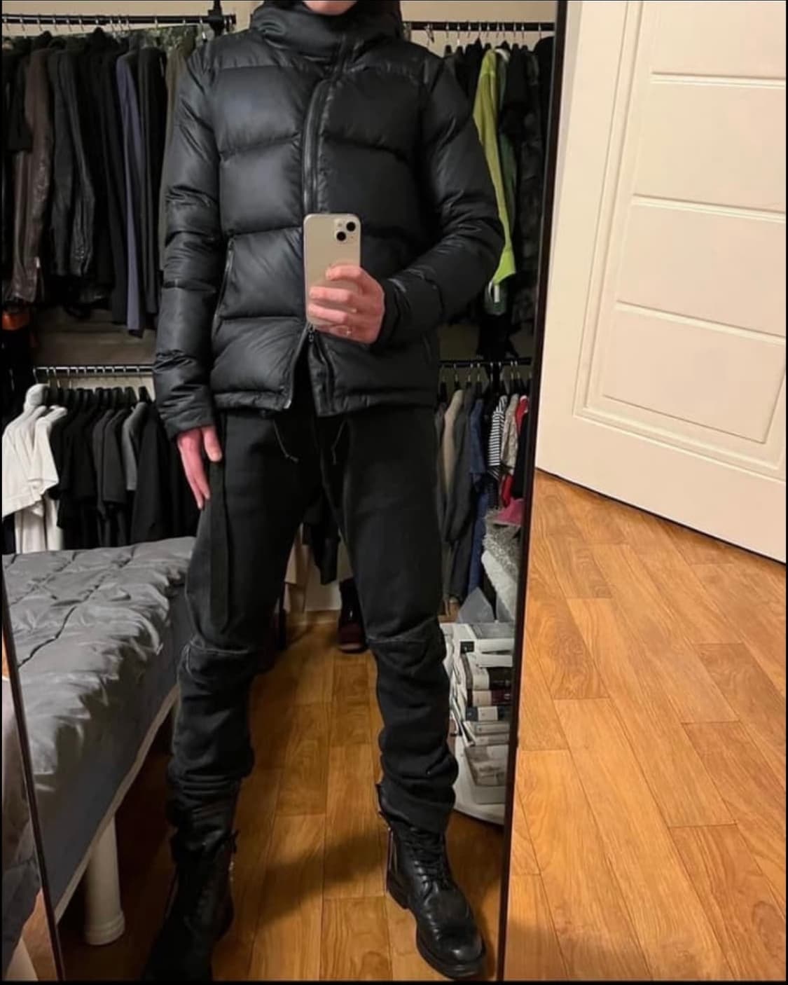 립반윙클 diagonal zip down jacket [4] 상품이미지1