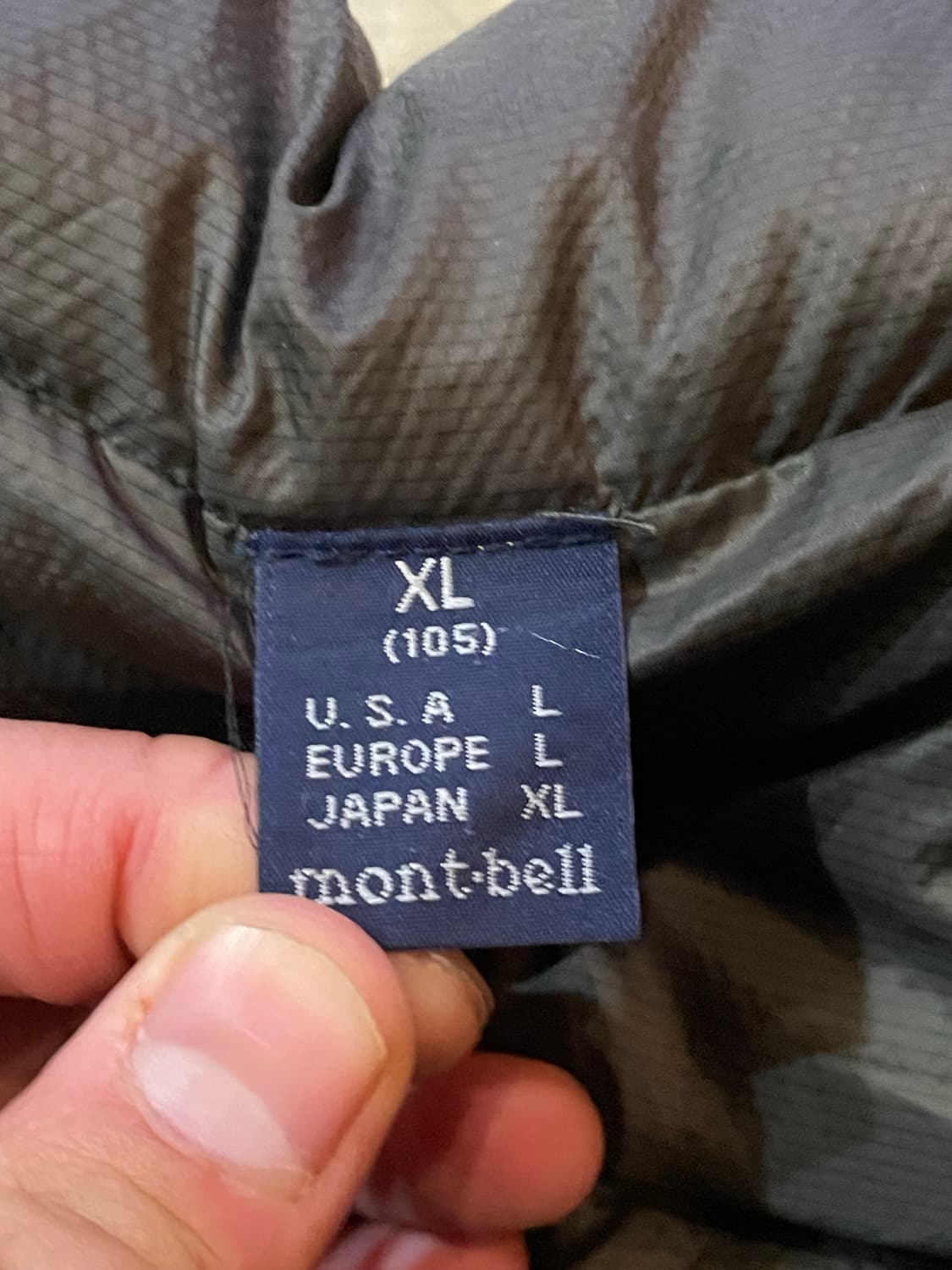 몽벨 구스다운 경량패딩 XL 상품이미지7