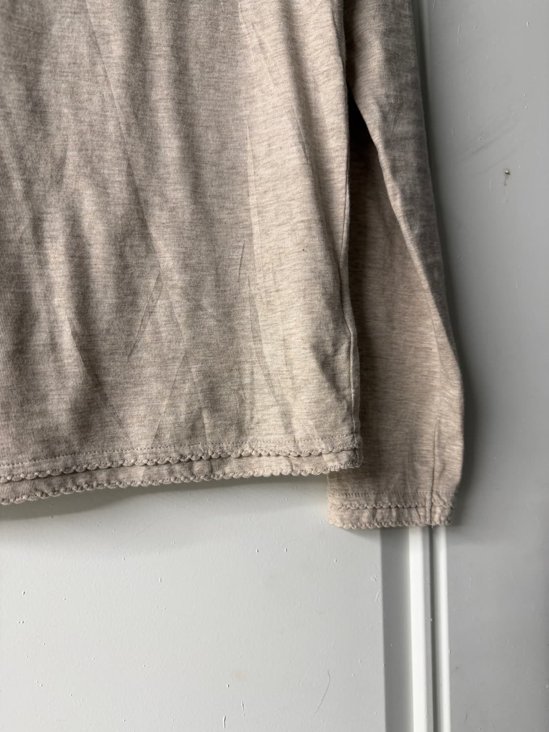 일본빈티지 모리 레이스 터틀넥 롱슬리브 상품이미지6