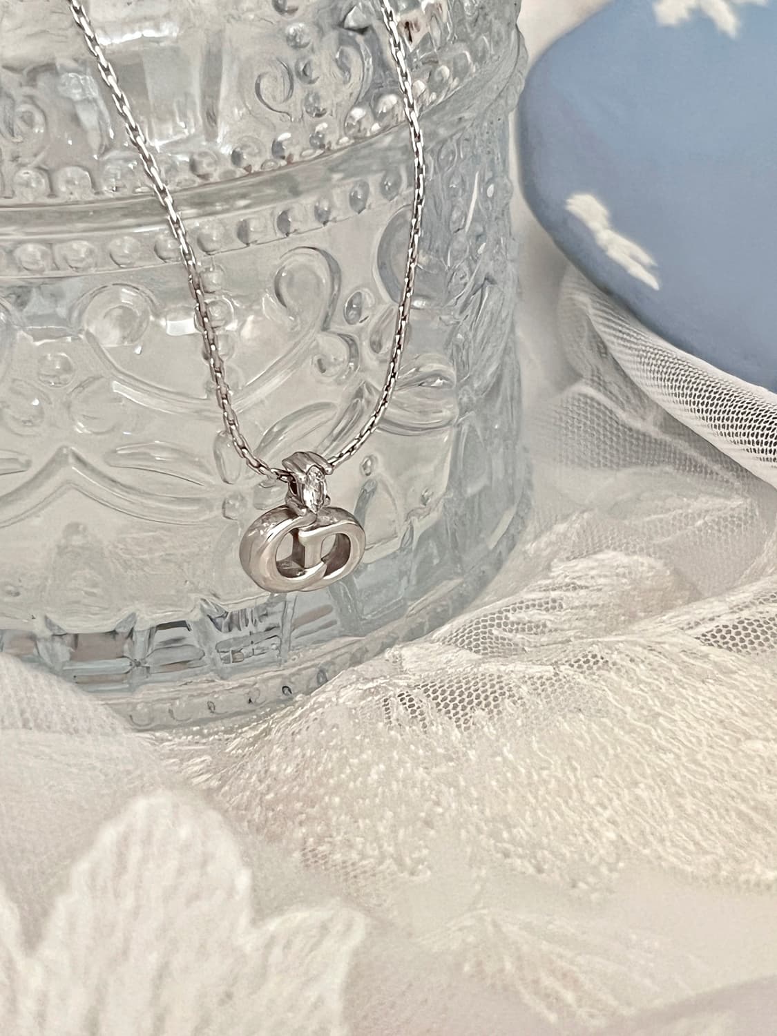 디올 CD 1 스톤 목걸이 / 정품감정. 케어 상품이미지5