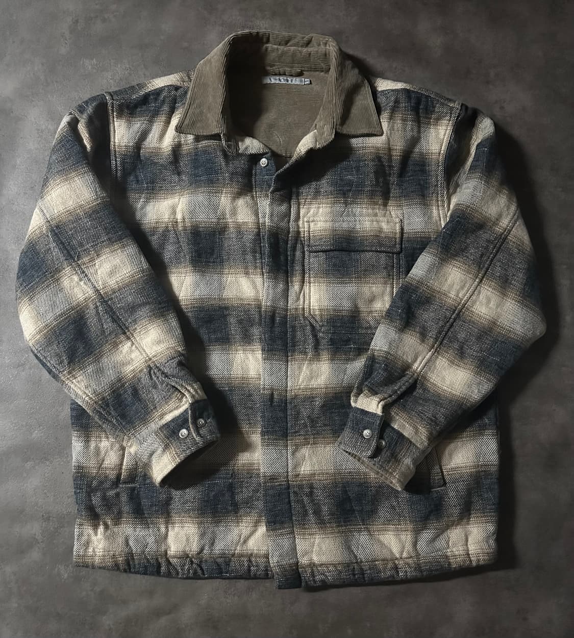 Series 체크 퀼팅 아우터 셔츠 105 상품이미지2