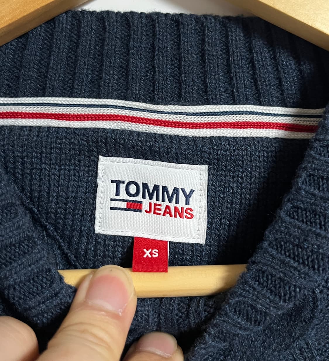 타미진스 오버핏 케이블 크롭 니트 스웨터 XS 상품이미지5