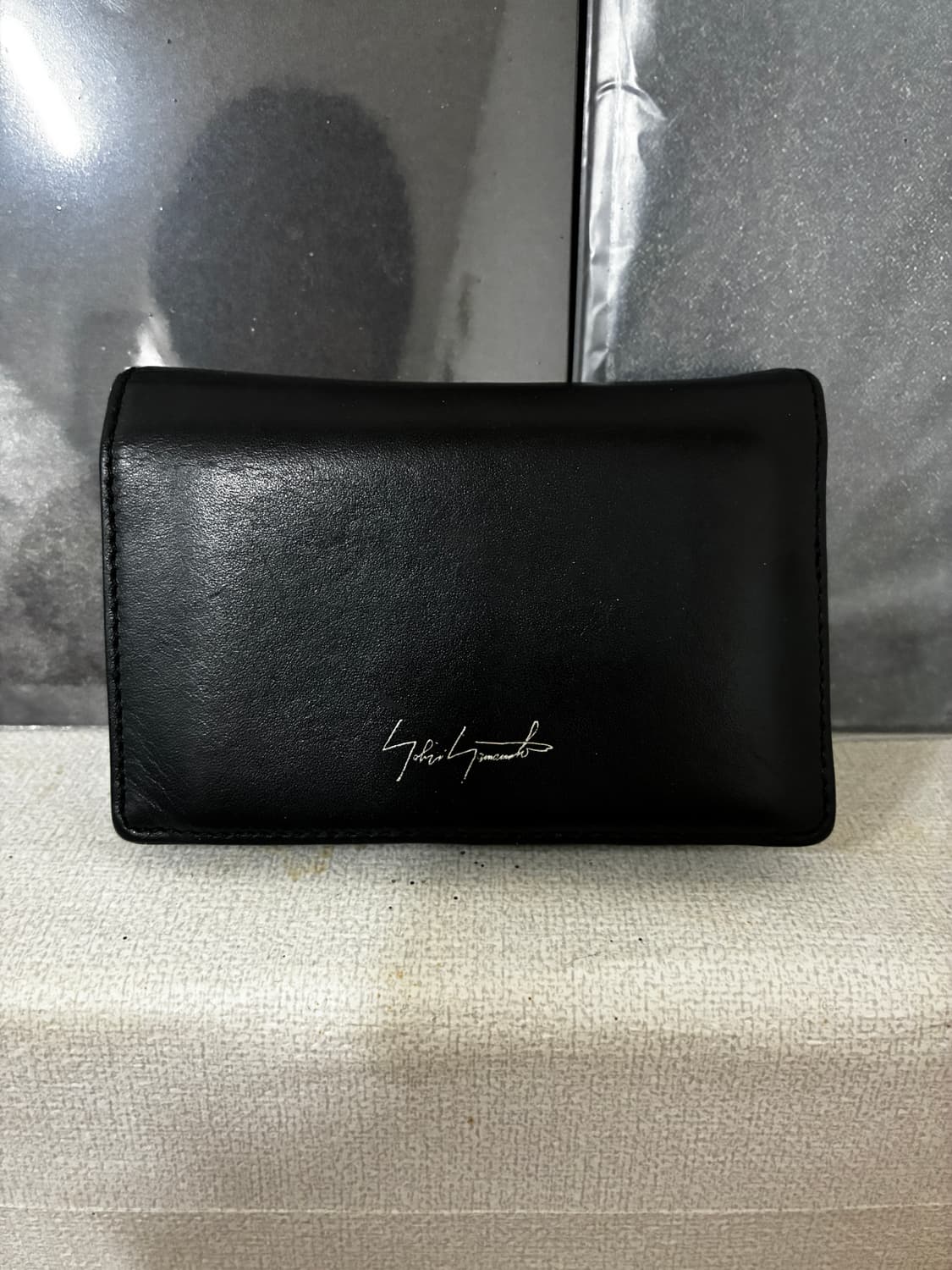 요지 야마모토 Discard 블랙 카드 반지갑 상품이미지1