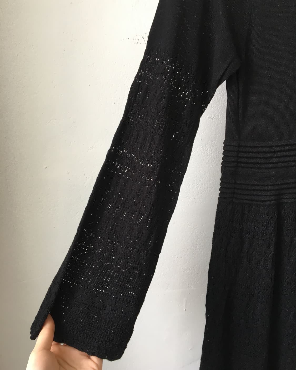 Punching patterns knit onepiece 상품이미지5