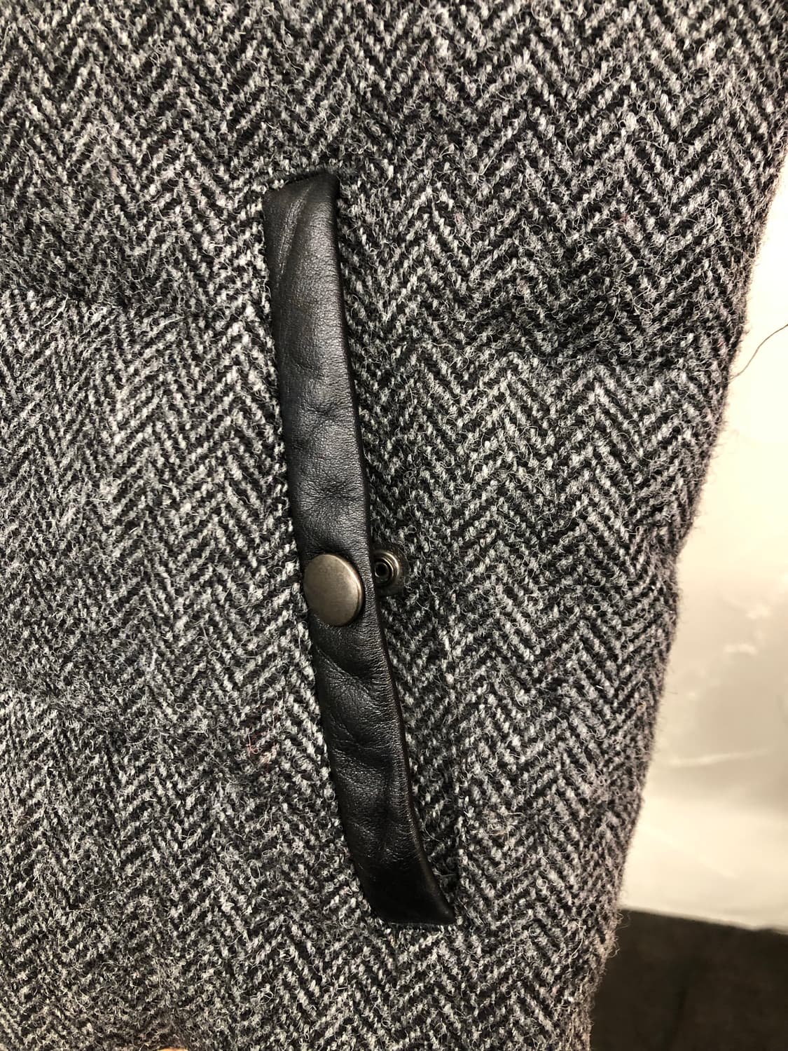 해리스 트위드 x com2ons code 패딩 베스트 상품이미지4