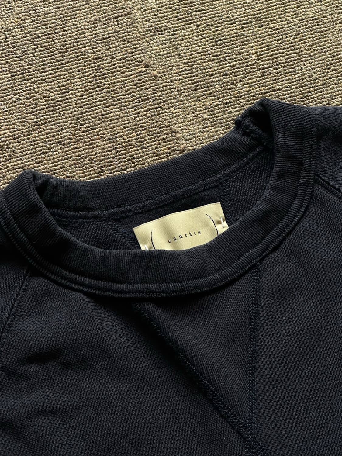 [46] cantate fluffy sweatshirt navy 상품이미지6