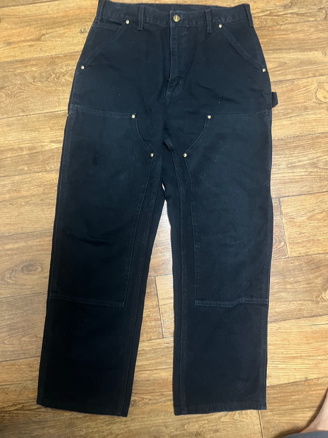 칼하트 더블니 b01 blk 워크팬츠 상품이미지1