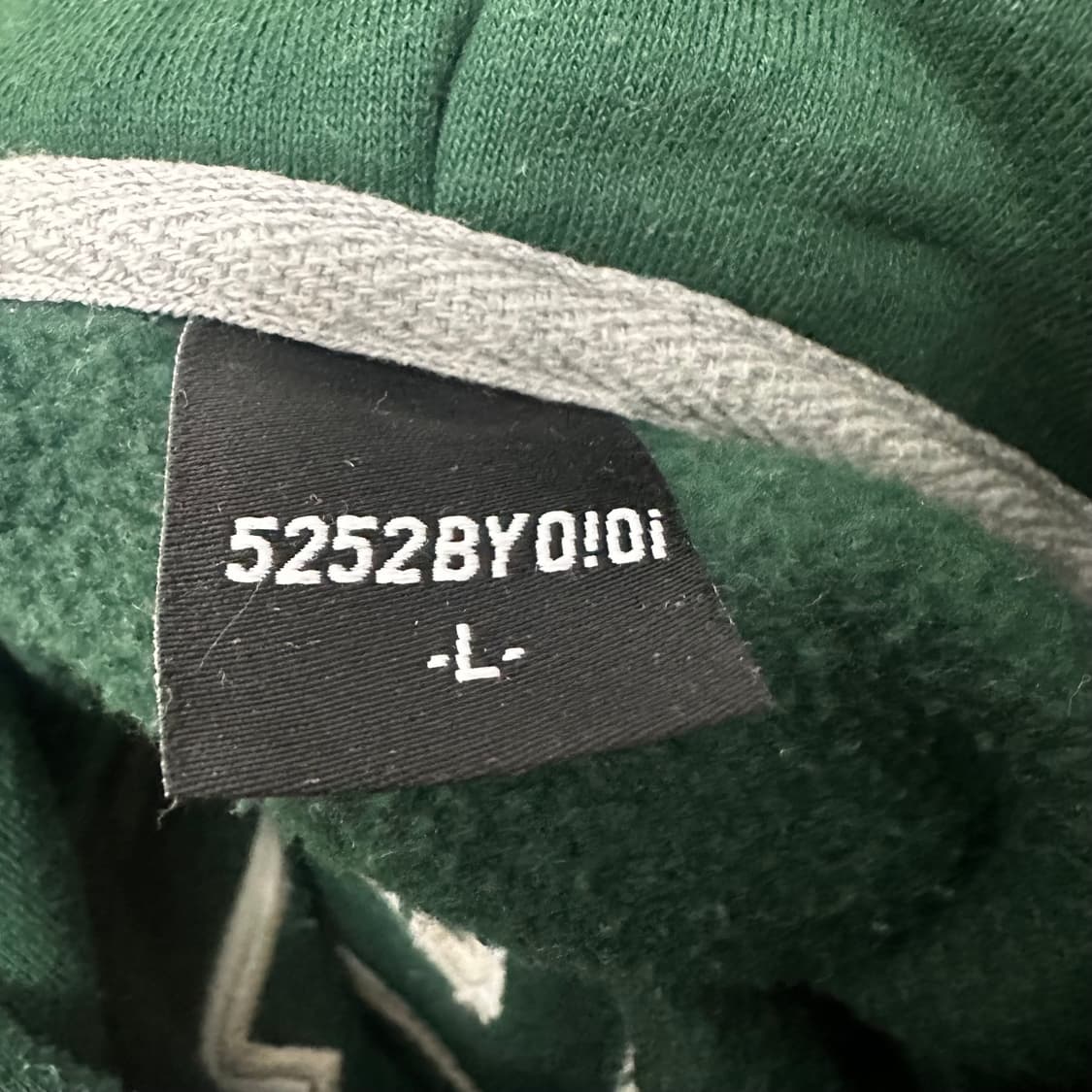 OiOi 오아이오아이 기모 후드티셔츠 그린 L 상품이미지7