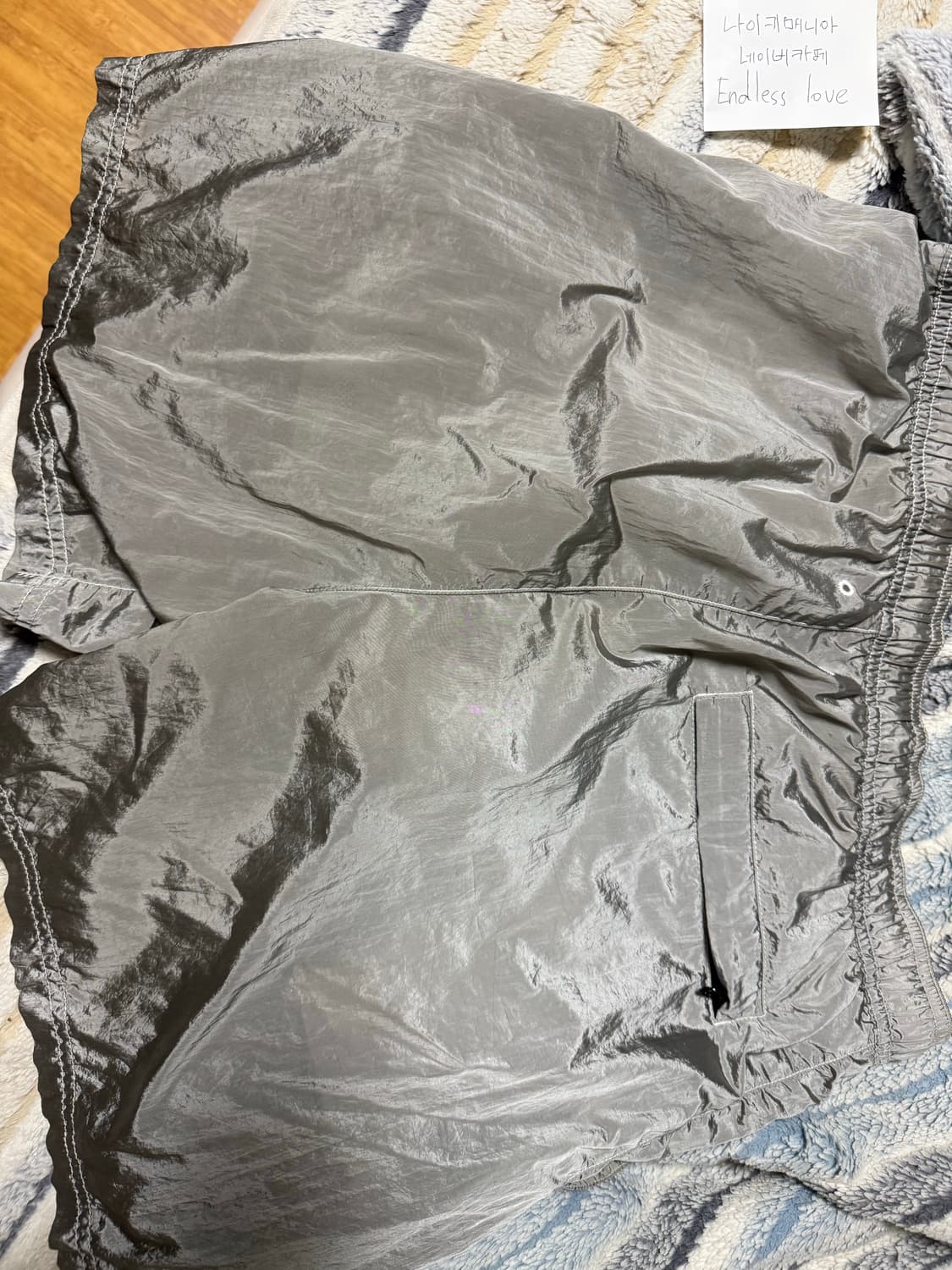 스톤아일랜드 22ss 나일론메탈 반바지 아이스 M 상품이미지1