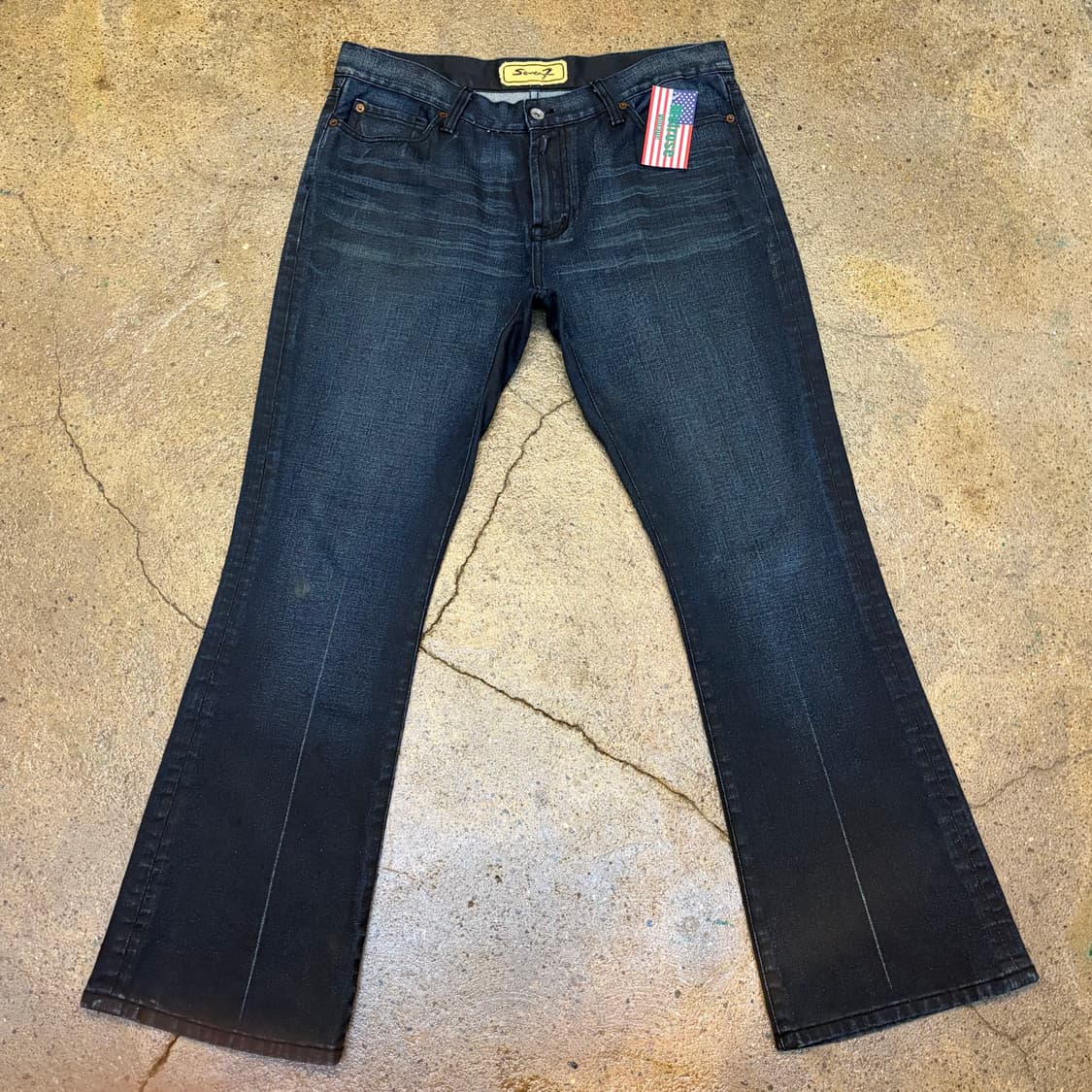 미국 빈티지 세븐진 로우라이즈 부츠컷 청바지 상품이미지1