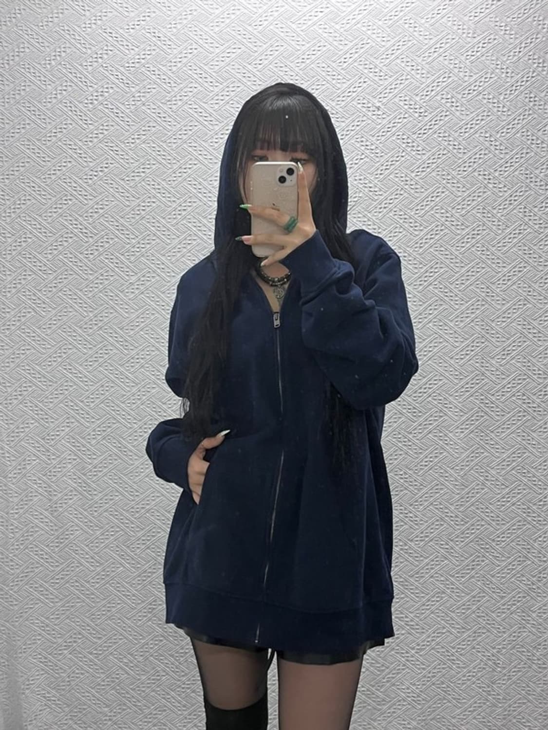 갭 올드스쿨 빈티지 오버핏 약기모 후드집업 XL C09270 상품이미지1