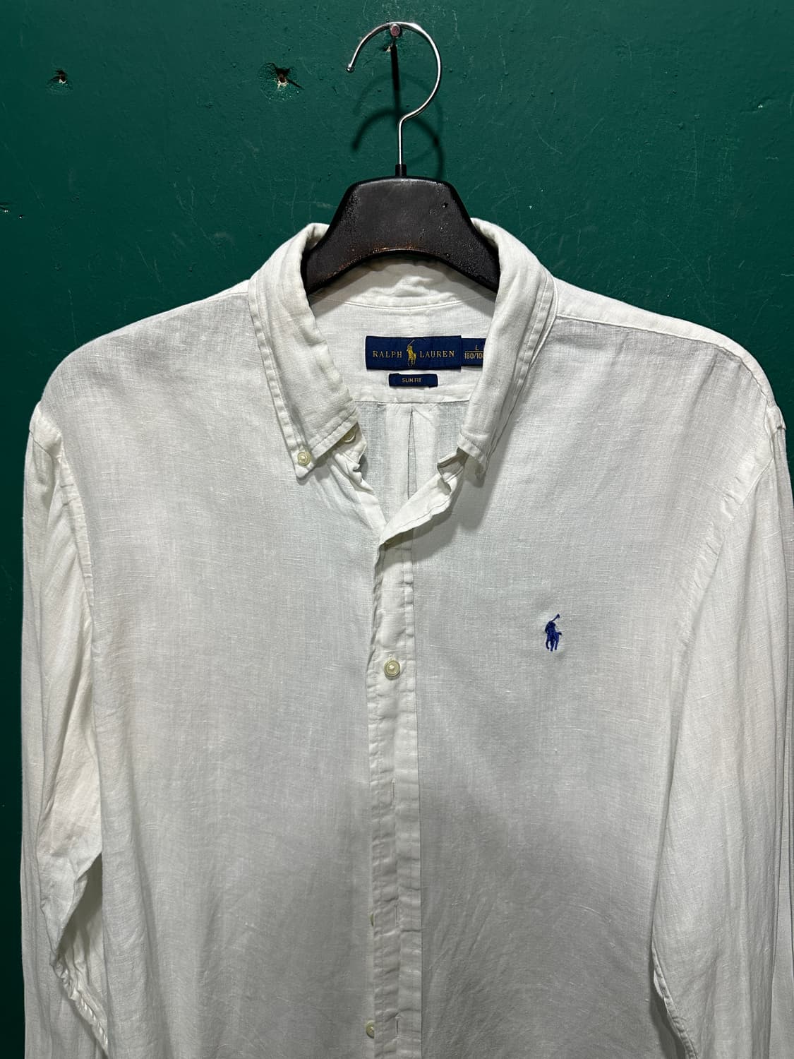 폴로 린넨셔츠 화이트 L 상품이미지2
