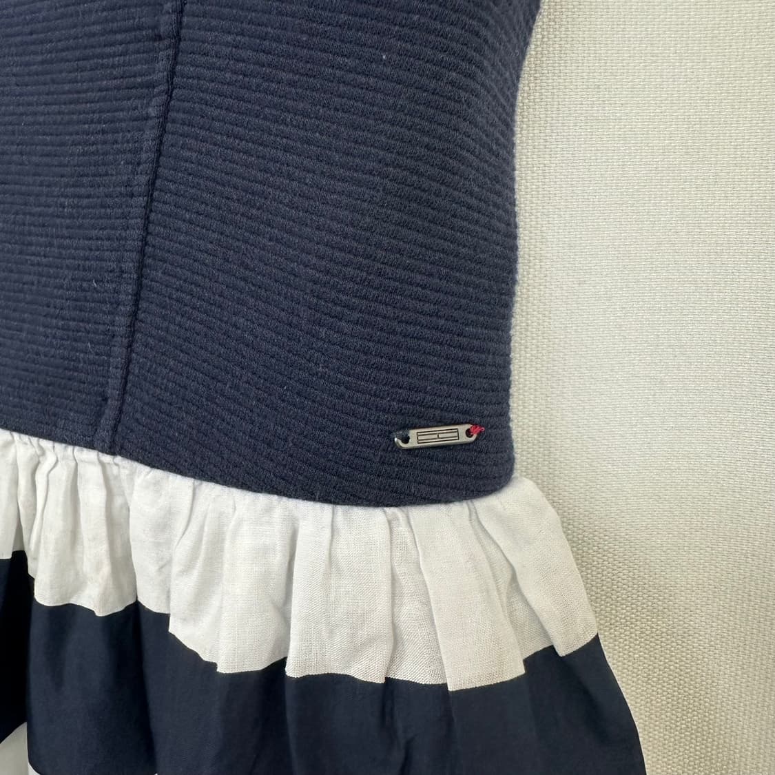   힐피거데님 여자 스트라이프 미니 탑원피스 S 때 상품이미지2