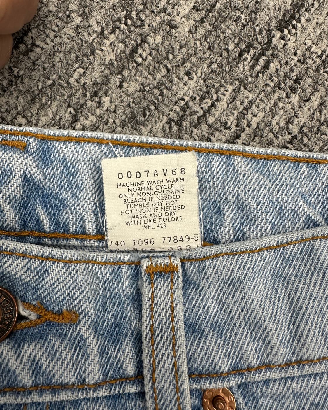  (허단41)90'S 리바이스 505 오렌지탭-M1919 상품이미지5