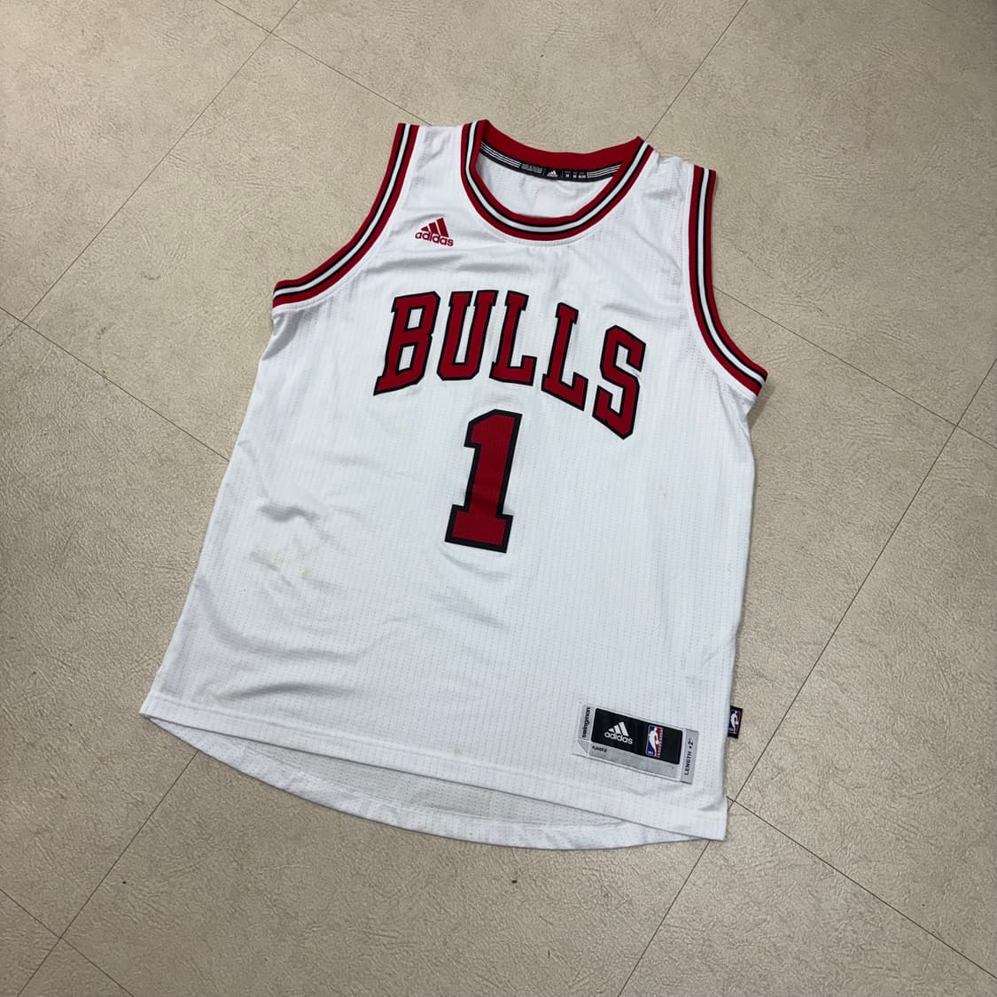 아디다스 nba 데릭로즈 시카고불스 농구져지 상품이미지1