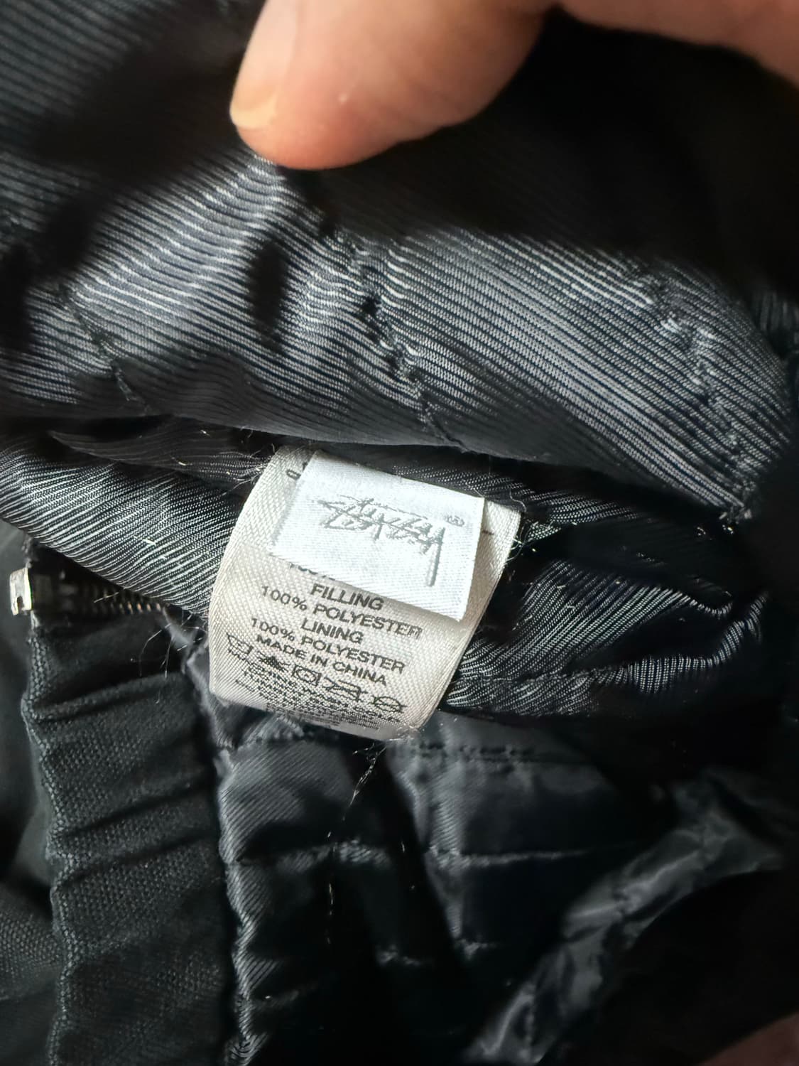 (새제품) 스투시 캔버스 워크 자켓 워시드블랙 L 상품이미지4