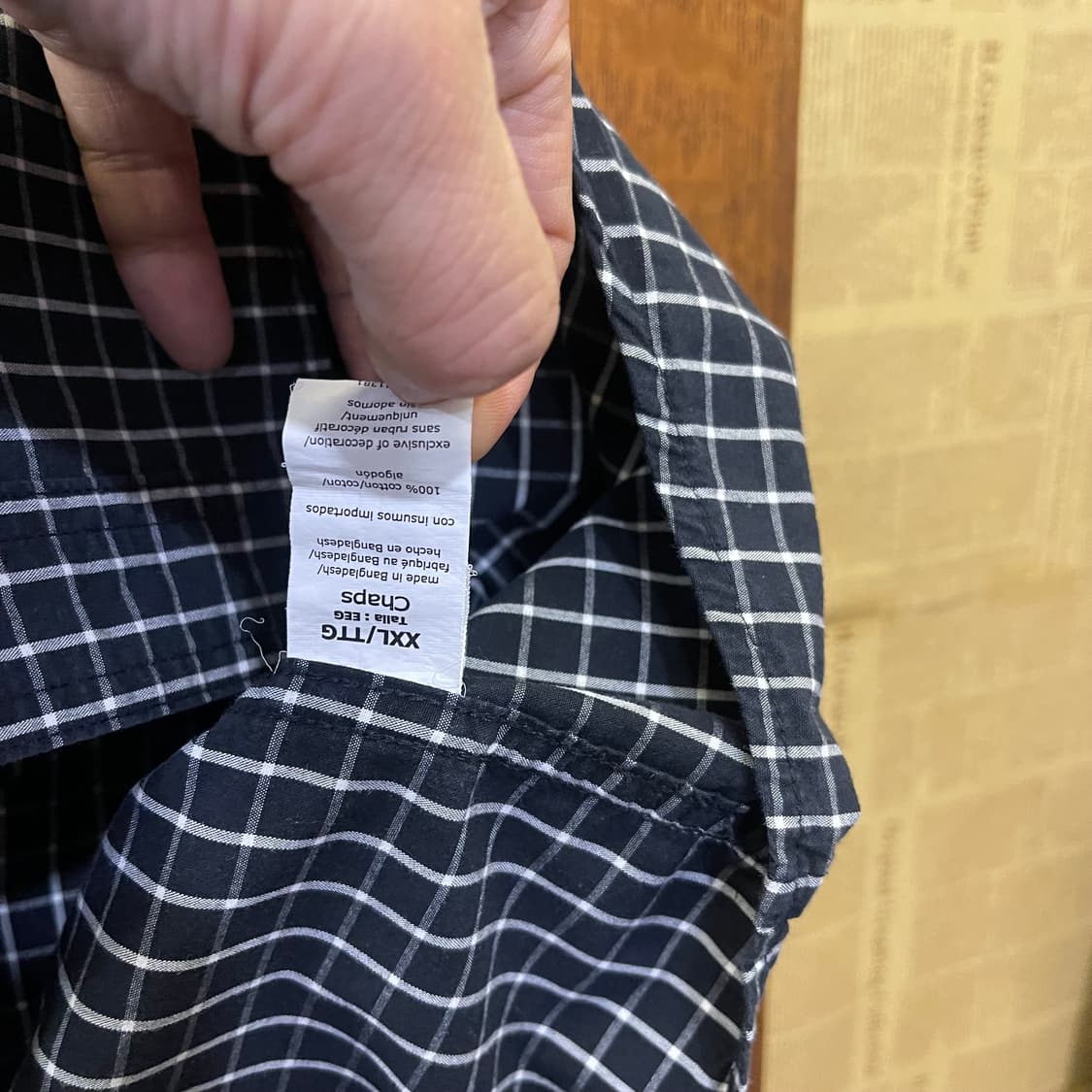 챕스 고방체크 셔츠 상품이미지6