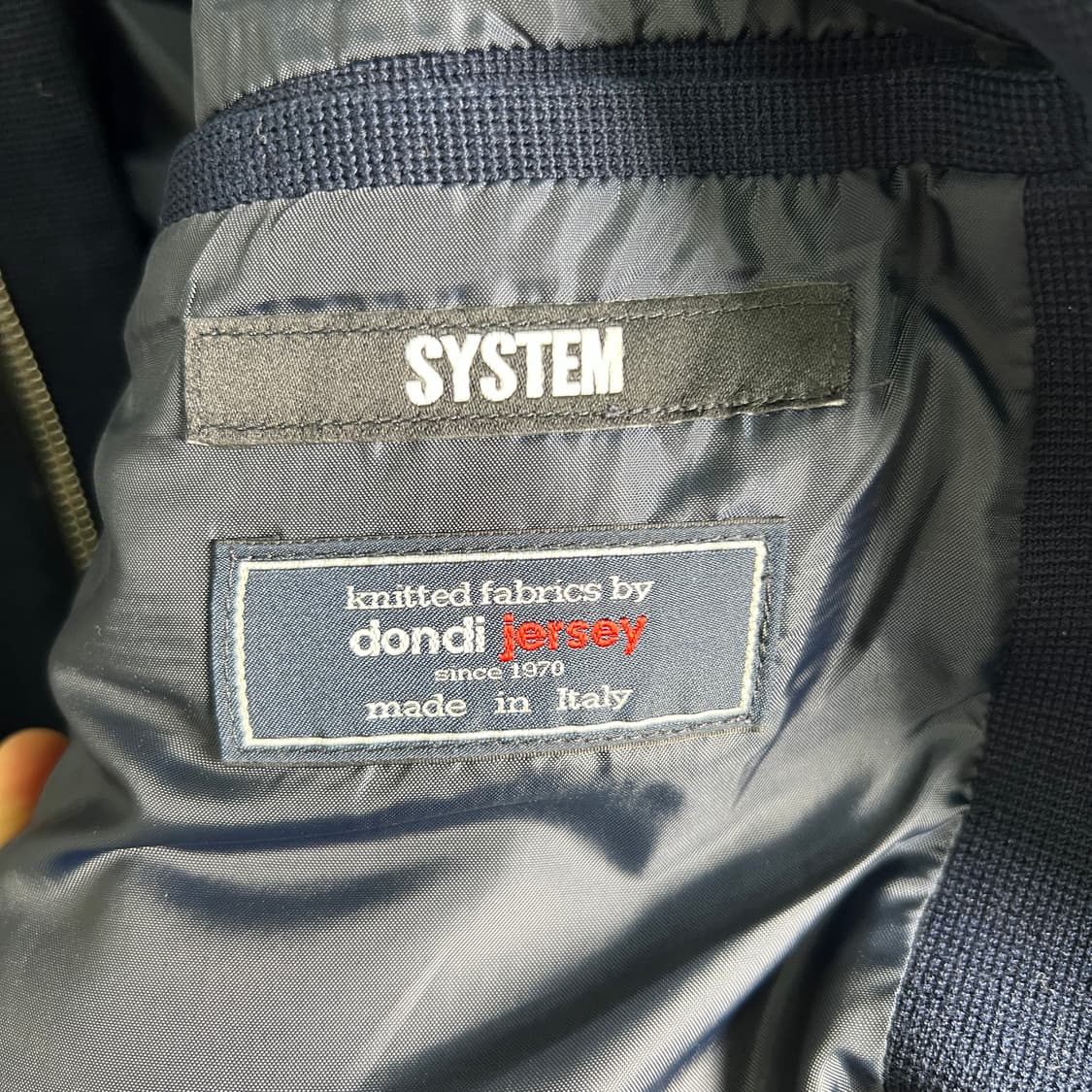 System 시스템 네이비 블루종 자켓 95 상품이미지3