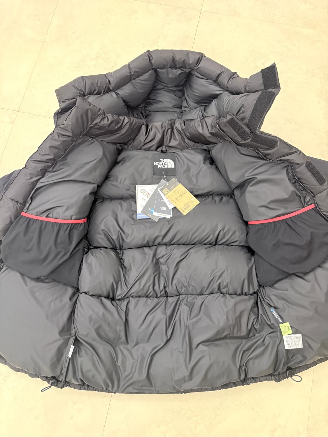 [XL] 노스페이스 힘다운 일본판 파카 블랙 상품이미지5