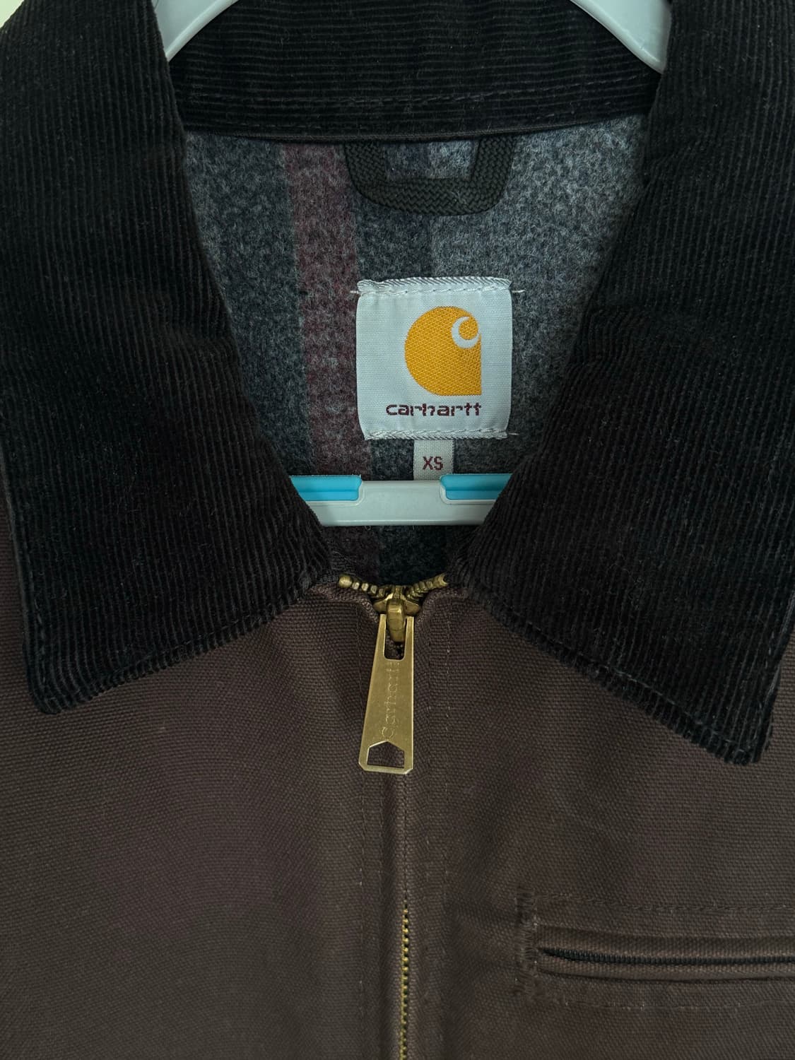 칼하트 디트로이트 자켓 블랭킷 라인 상품이미지2