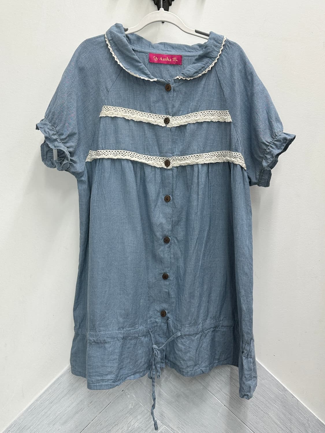 🩵하구미의 모리걸 코디세트🩵러블리 머플러 원피스 셔츠 그런지 히피 상품이미지4