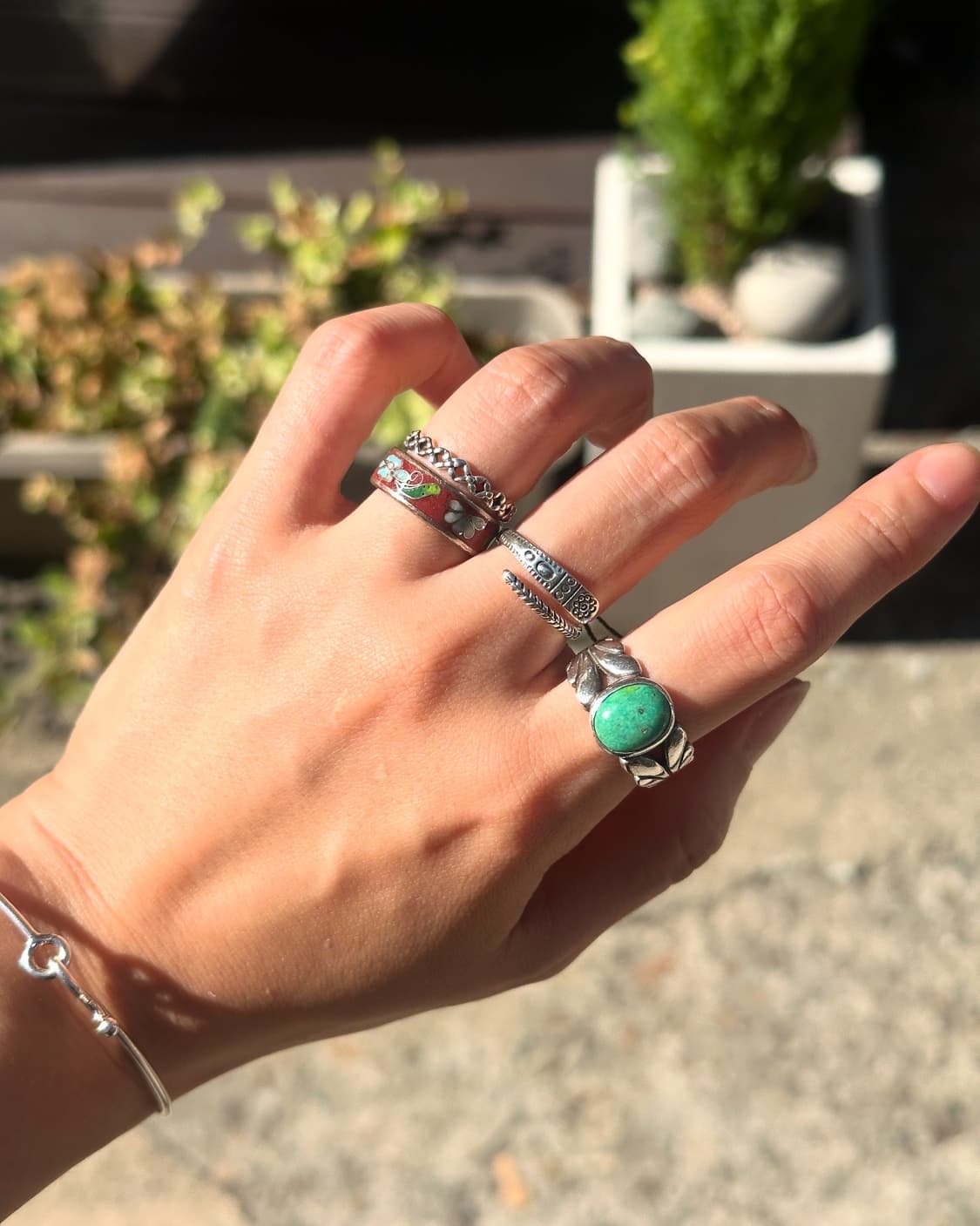 SAAD turquoise 925silver ring 상품이미지4