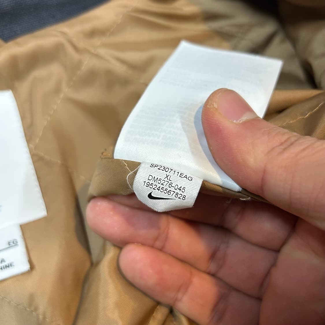 XL) 나이키 트렌드 코치 자켓 차콜 그레이 상품이미지9