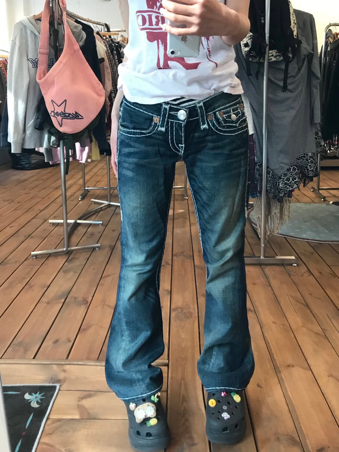 트루릴리젼 워싱 데님 팬츠 상품이미지4