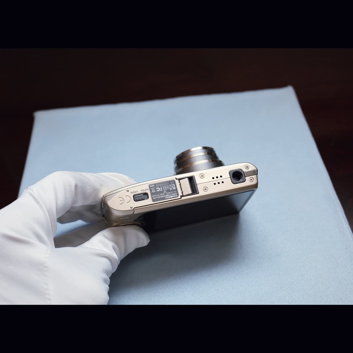 레어<민트급>카시오 엑슬림 z2300 골드 빈티지 디카 상품이미지5