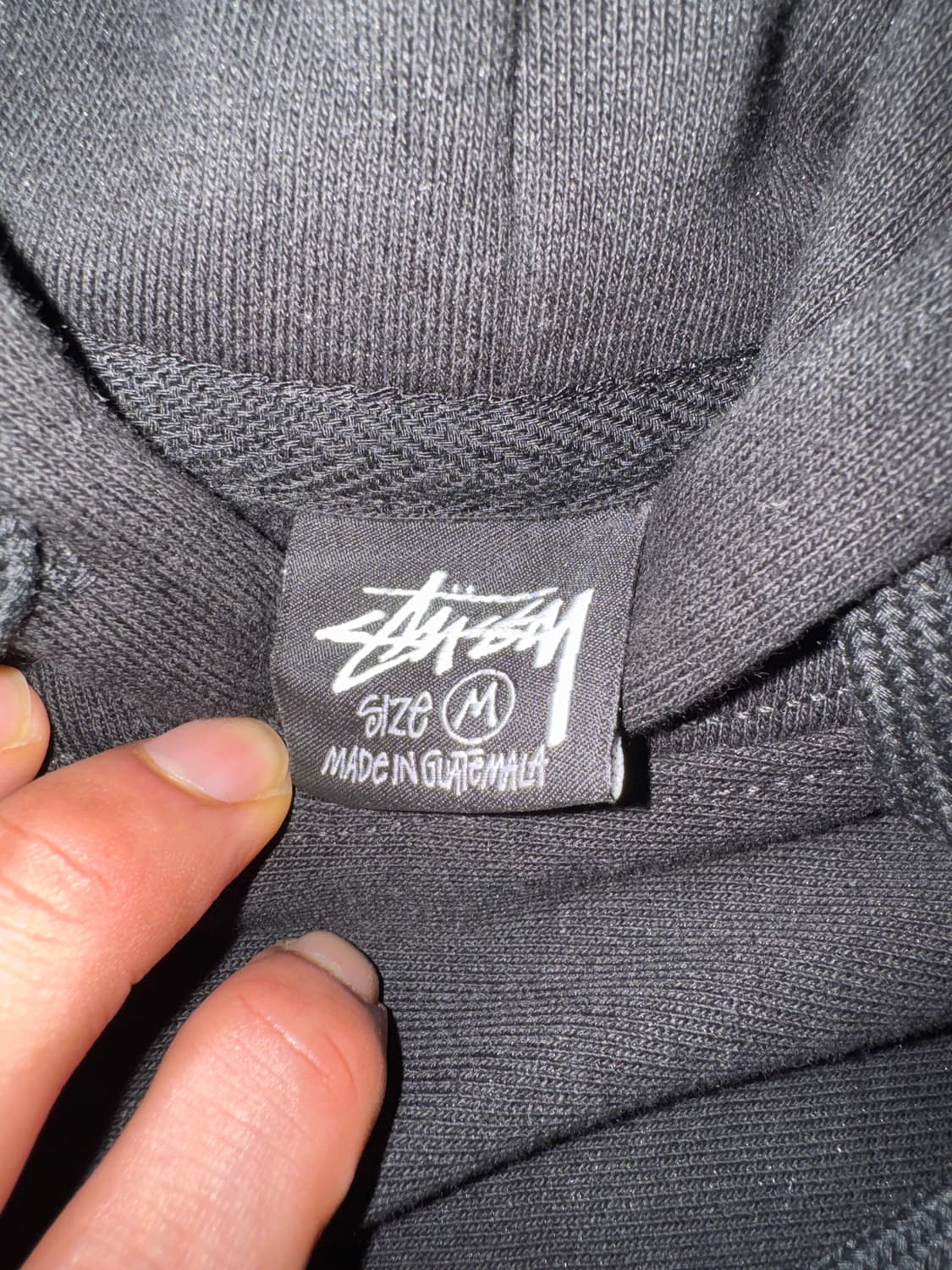 스투시 베이직 스투시 후드 블랙 2023 상품이미지4