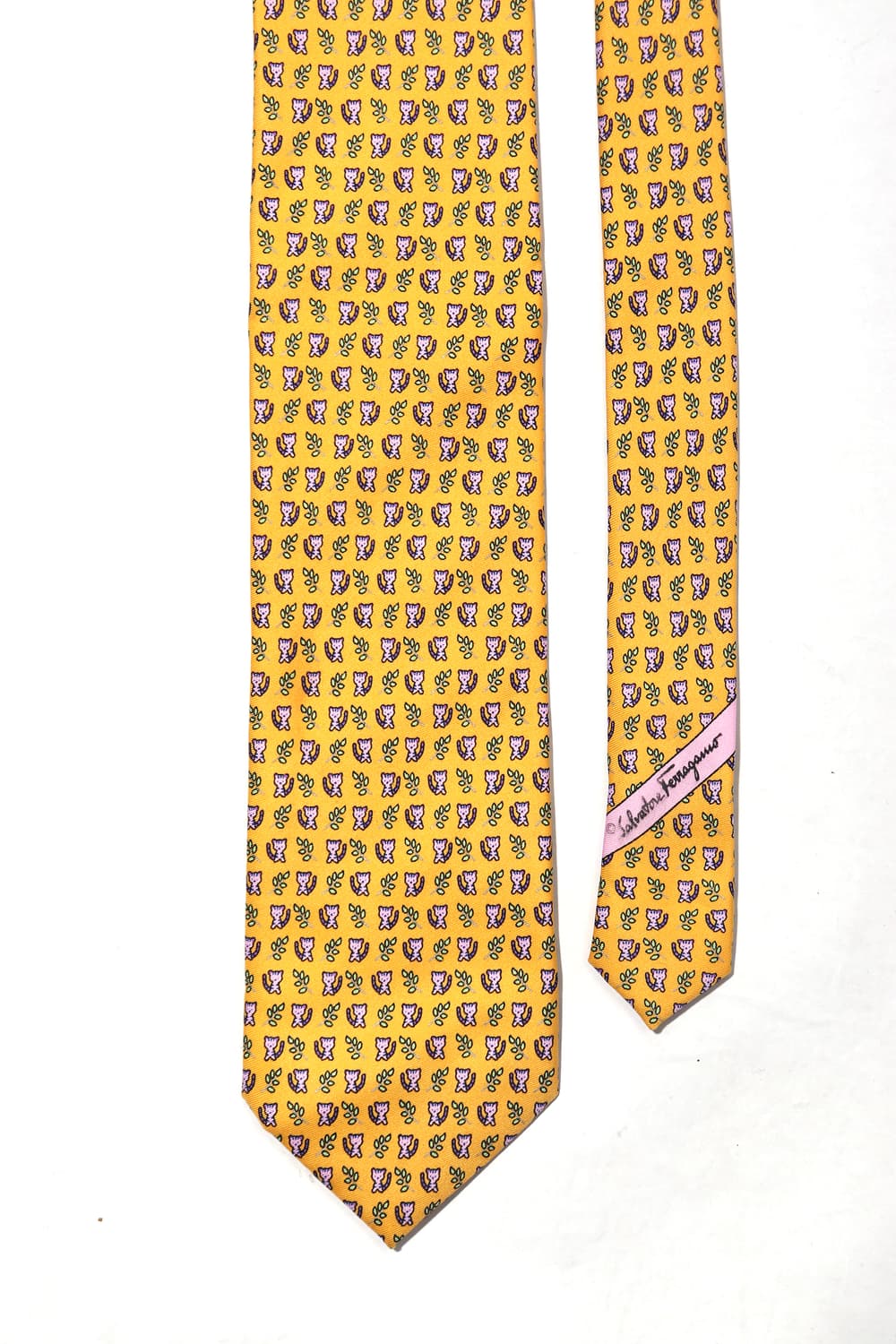 Salvatore Ferragemo 다람쥐 실크 넥타이 상품이미지5