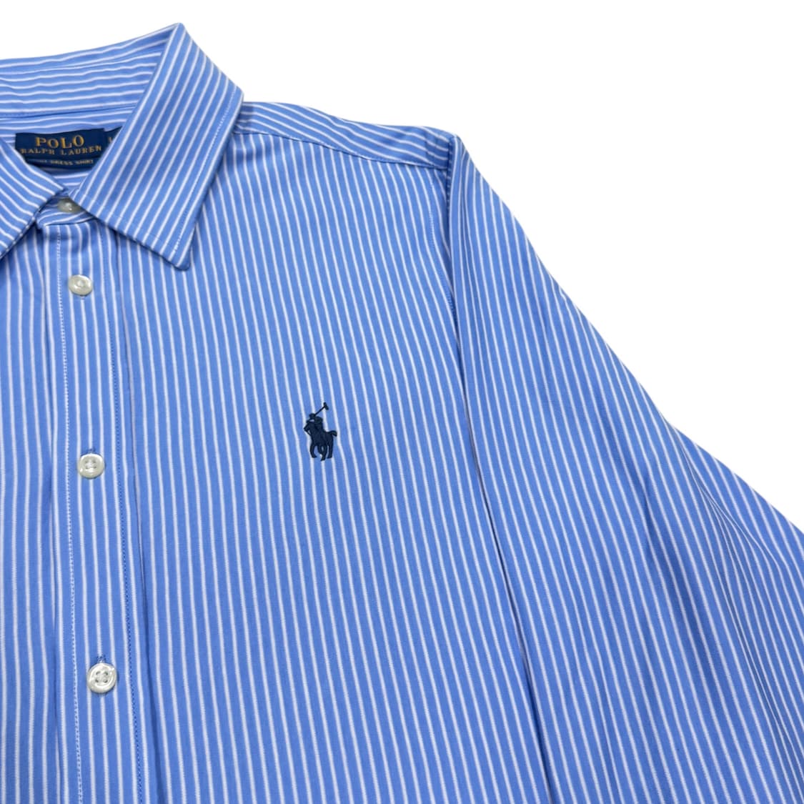 폴로랄프로렌 QR 스트라이프 니트 셔츠 남방 L 상품이미지2