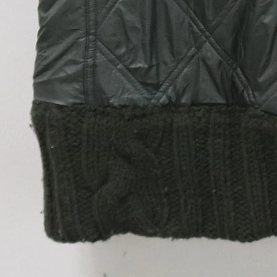 RAPUA 카키 울 니트 혼방 패딩 베스트 61065 상품이미지7