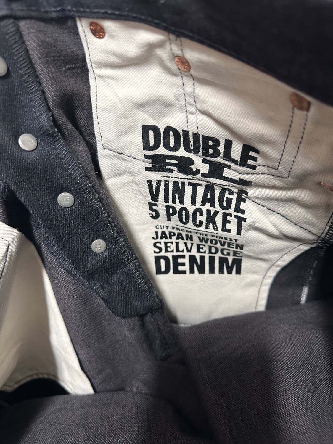 더블알엘 빈티지 5포켓 블랙 상품이미지6