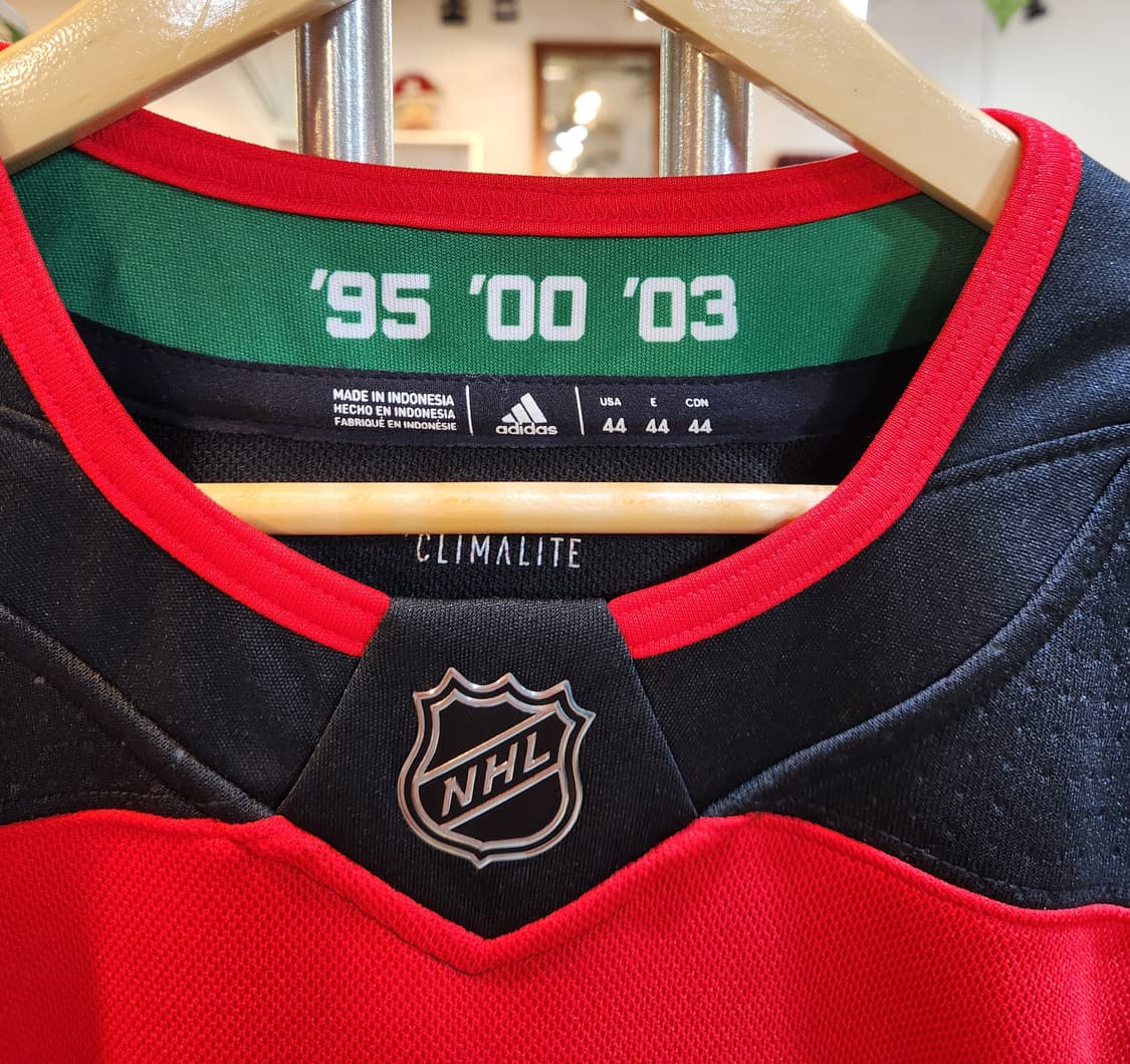 뉴저지 데블스 NHL 파이트 스트랩 하키 져지 상품이미지3