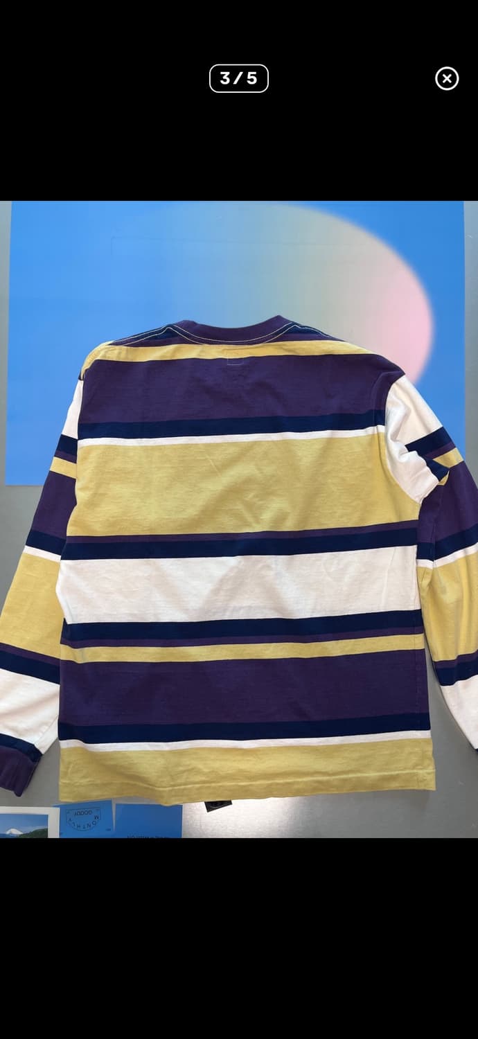 휴먼메이드 human made 스트라이프 긴팔티셔츠 상품이미지3