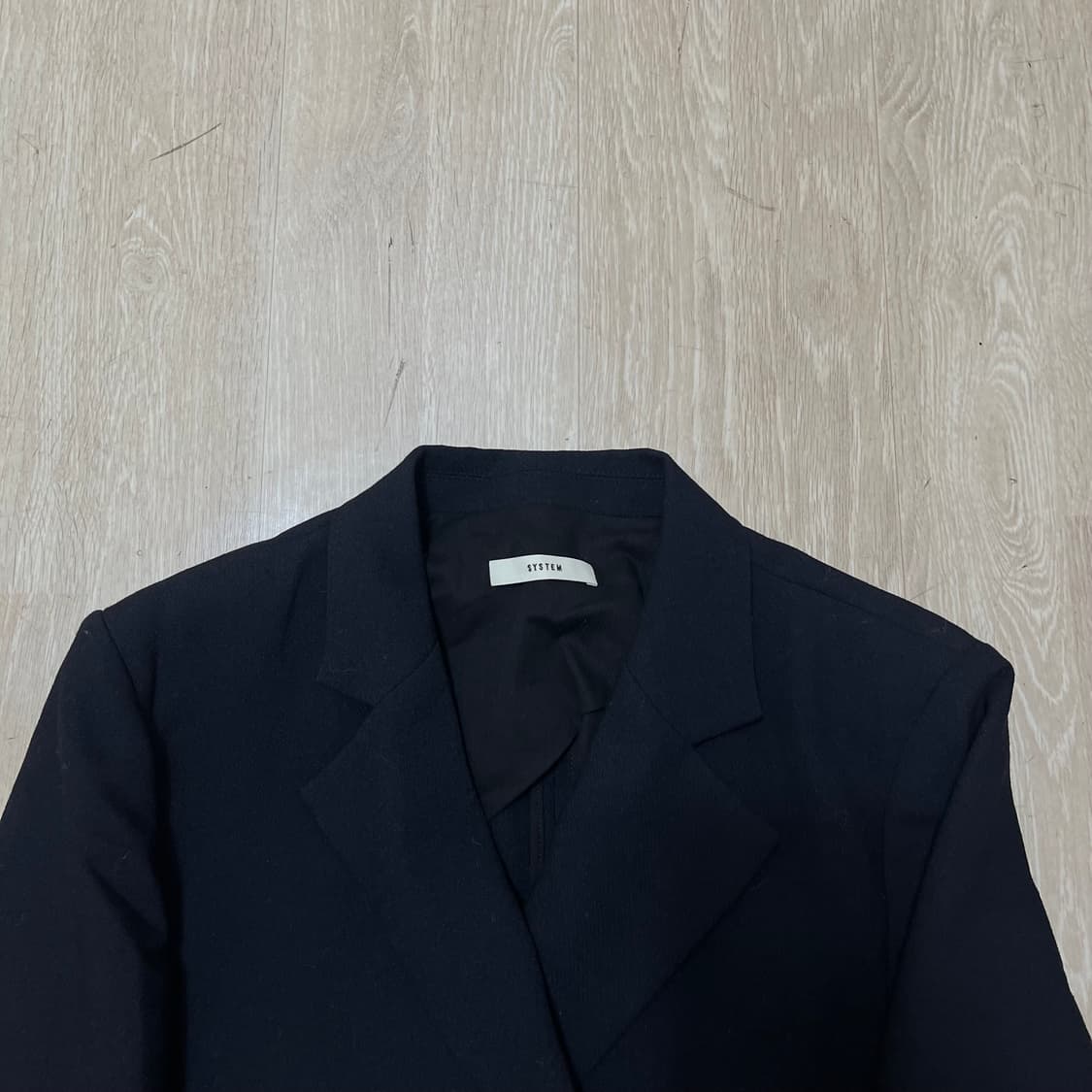 한섬 SYSTEM 여성 모직 더블 정장 블레이저 자켓 82-94-160 상품이미지5
