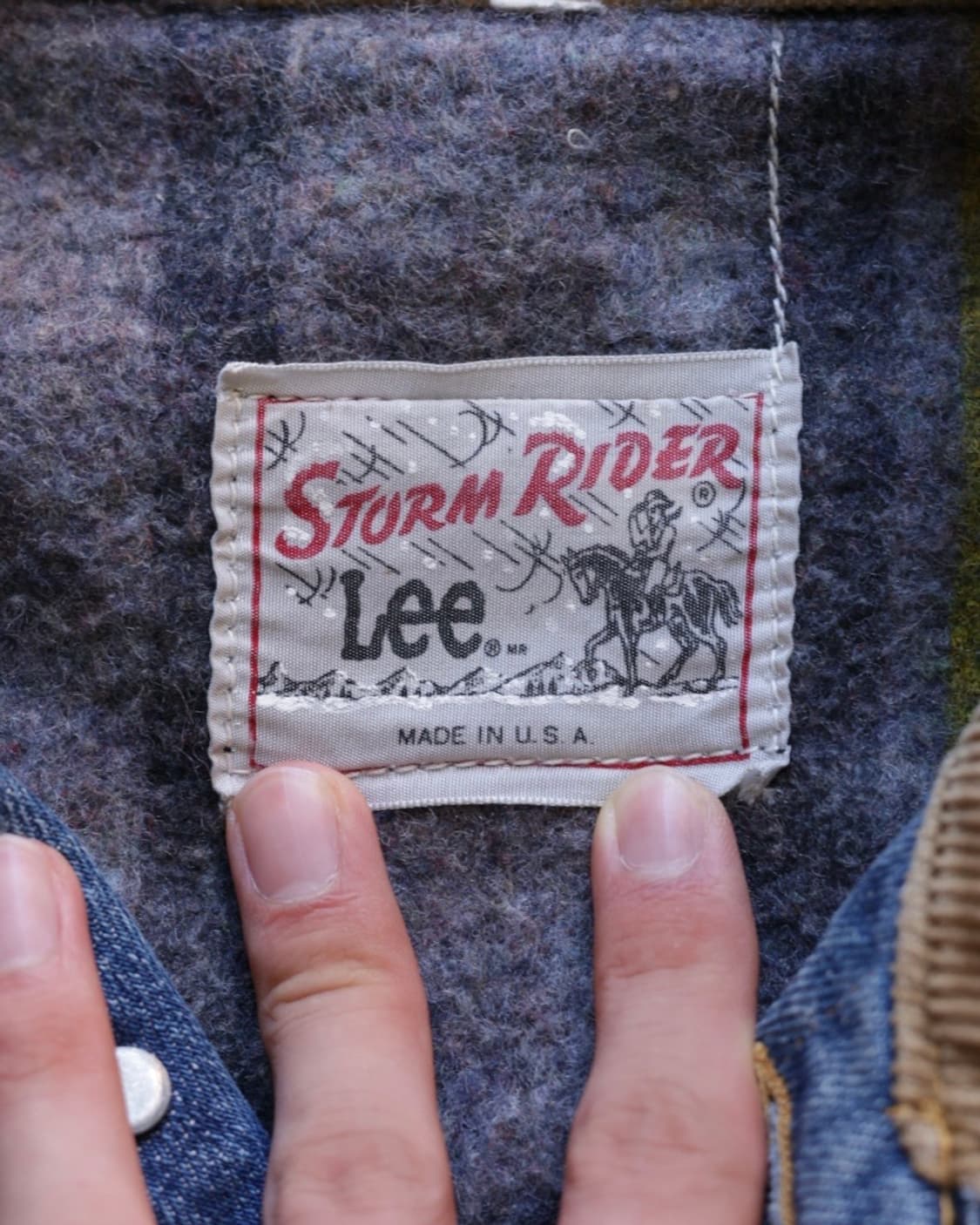 Lee 70s storm rider denim jacket리 스톰라이더 상품이미지3