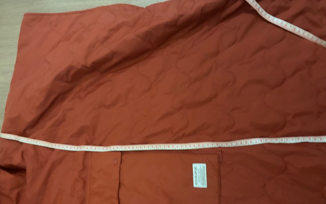 새옷 코오롱 경량패딩 판초 아우터 남여공용 프리 캠핑룩 상품이미지8