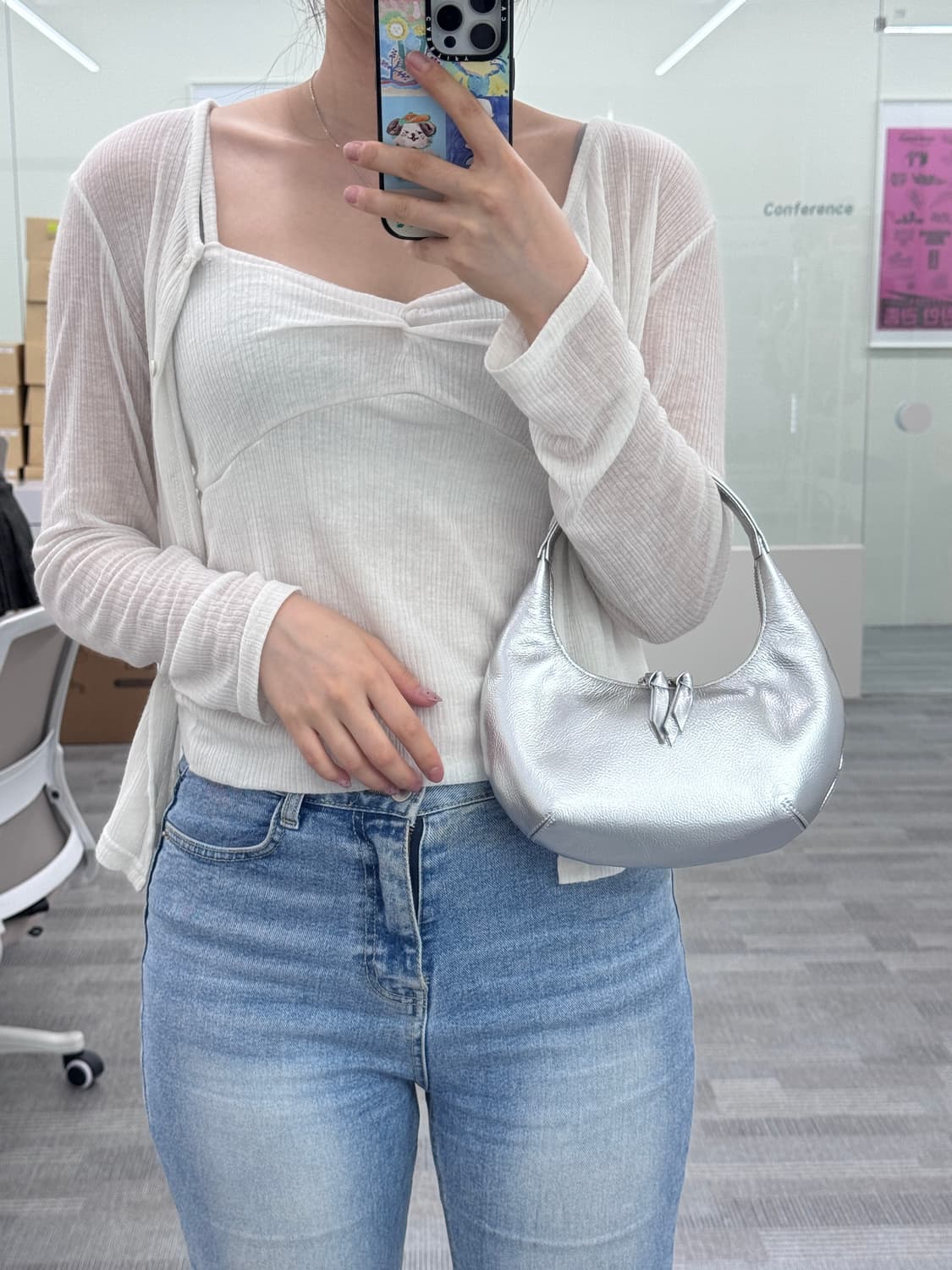 모아 라운드 미니 토트백 상품이미지4