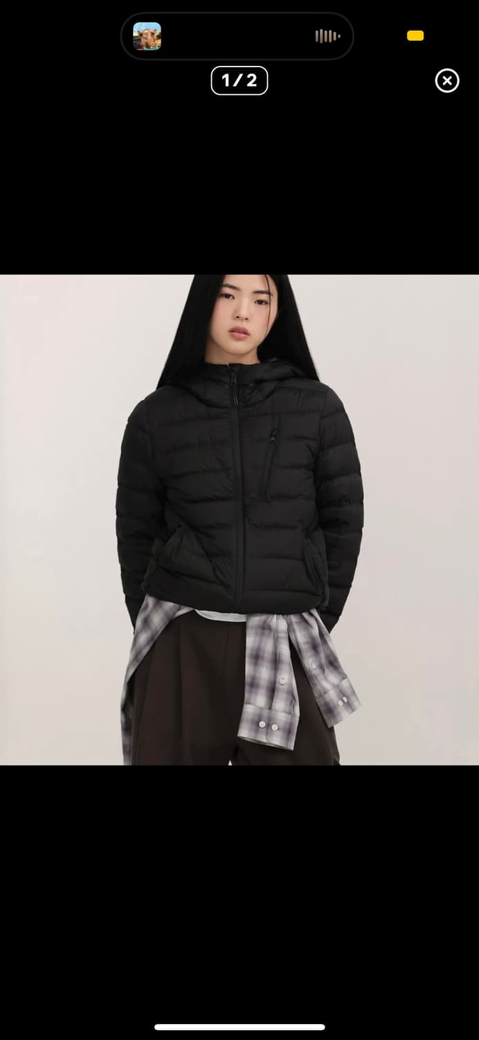 무신사 스탠다드 시티레저 경량패딩 여성 우먼 블랙 s 상품이미지1