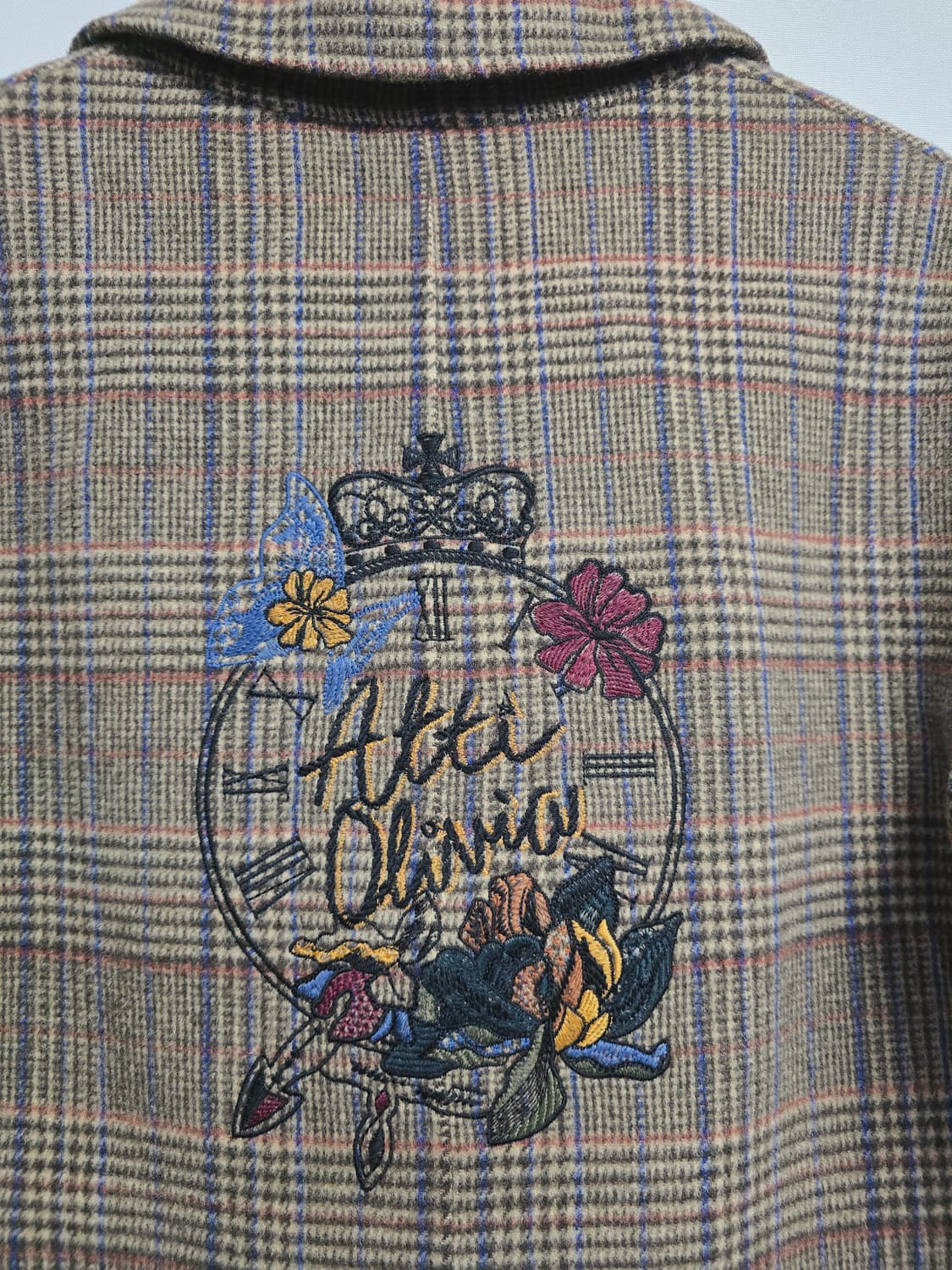 atti 올리비아 울 체크 롱코트 / 여유핏 감성코트 상품이미지5