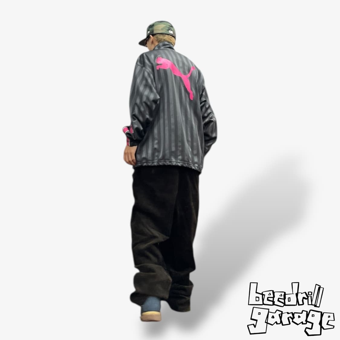 푸마 일본판 사이드라인 백로고 트랙탑 상품이미지1