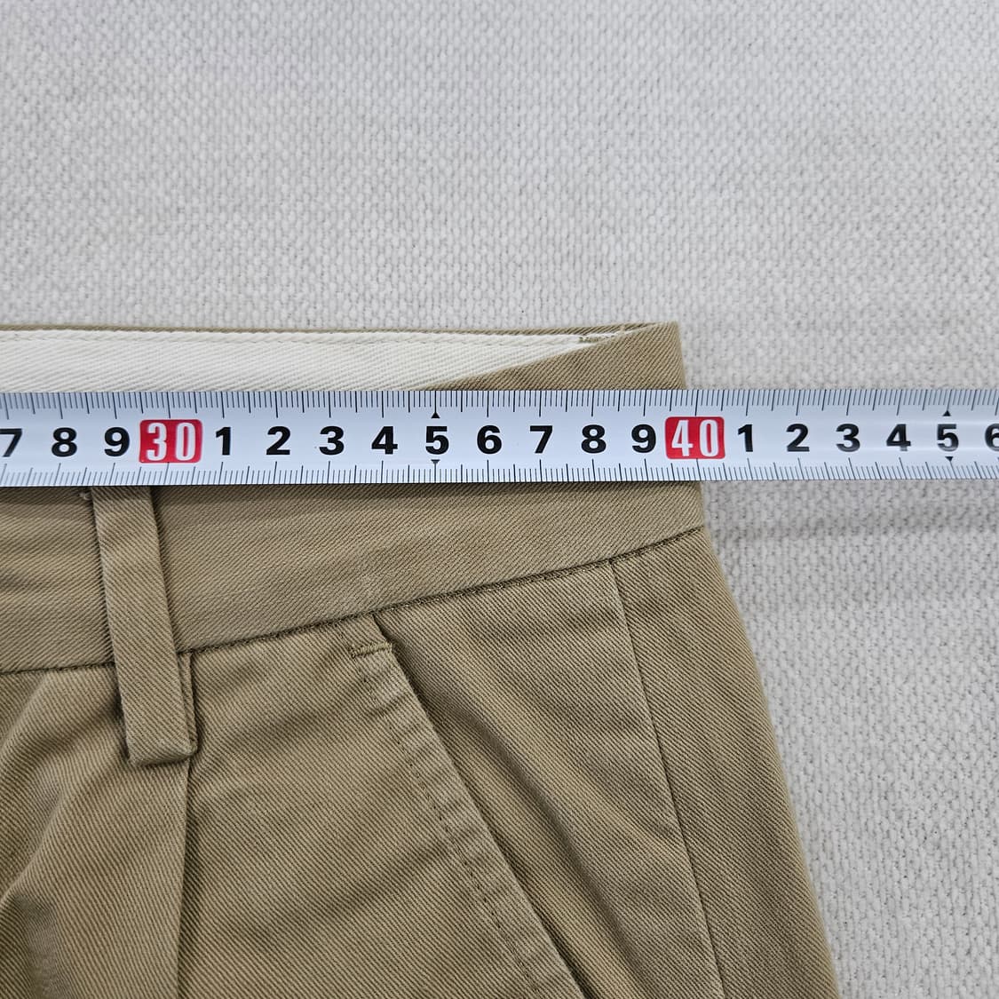 [30] 클로즈드 원턱 베이지 치노 팬츠 0116Y1 상품이미지5