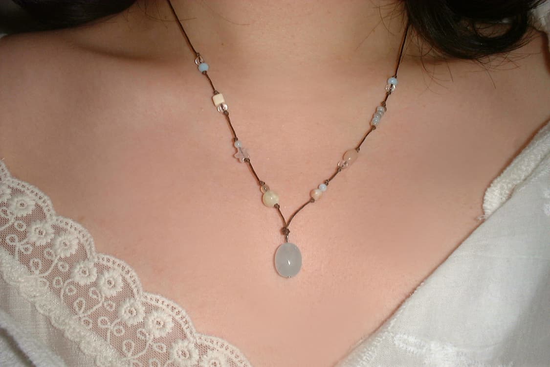 Dongle blue star necklace 비즈 목걸이 상품이미지1