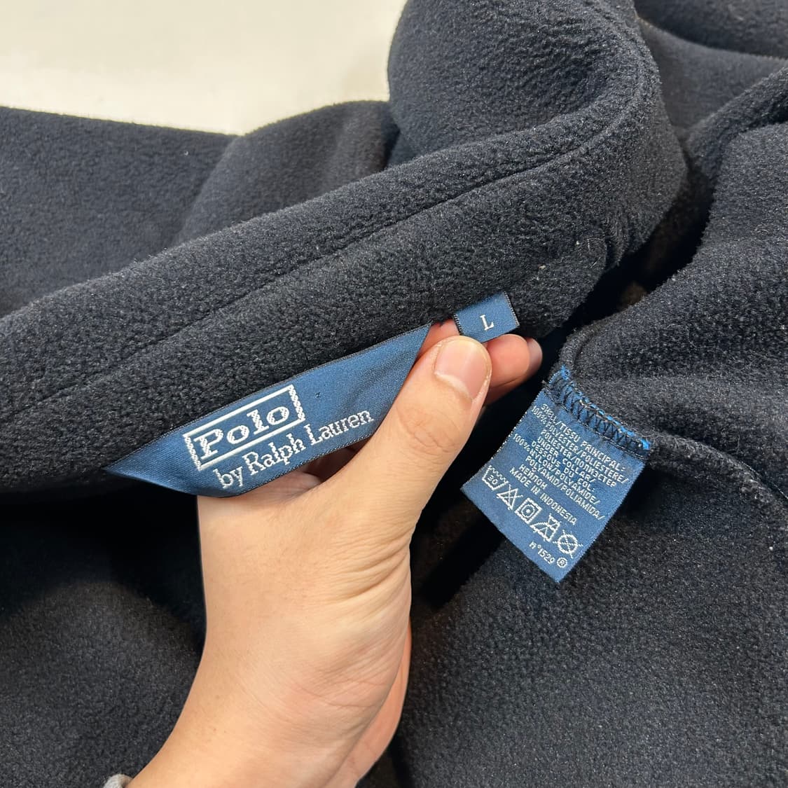 L) 폴로 랄프로렌 블랙 폴라텍 플리스 스윙탑 자켓 상품이미지7