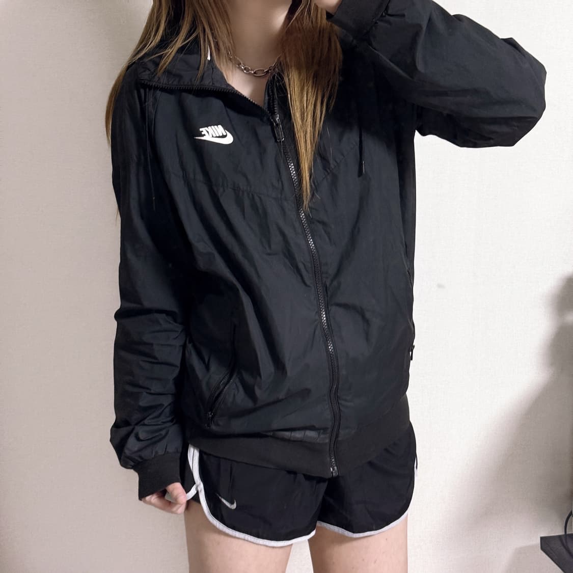 나이키 윈드러너 바람막이 올블랙 상품이미지1