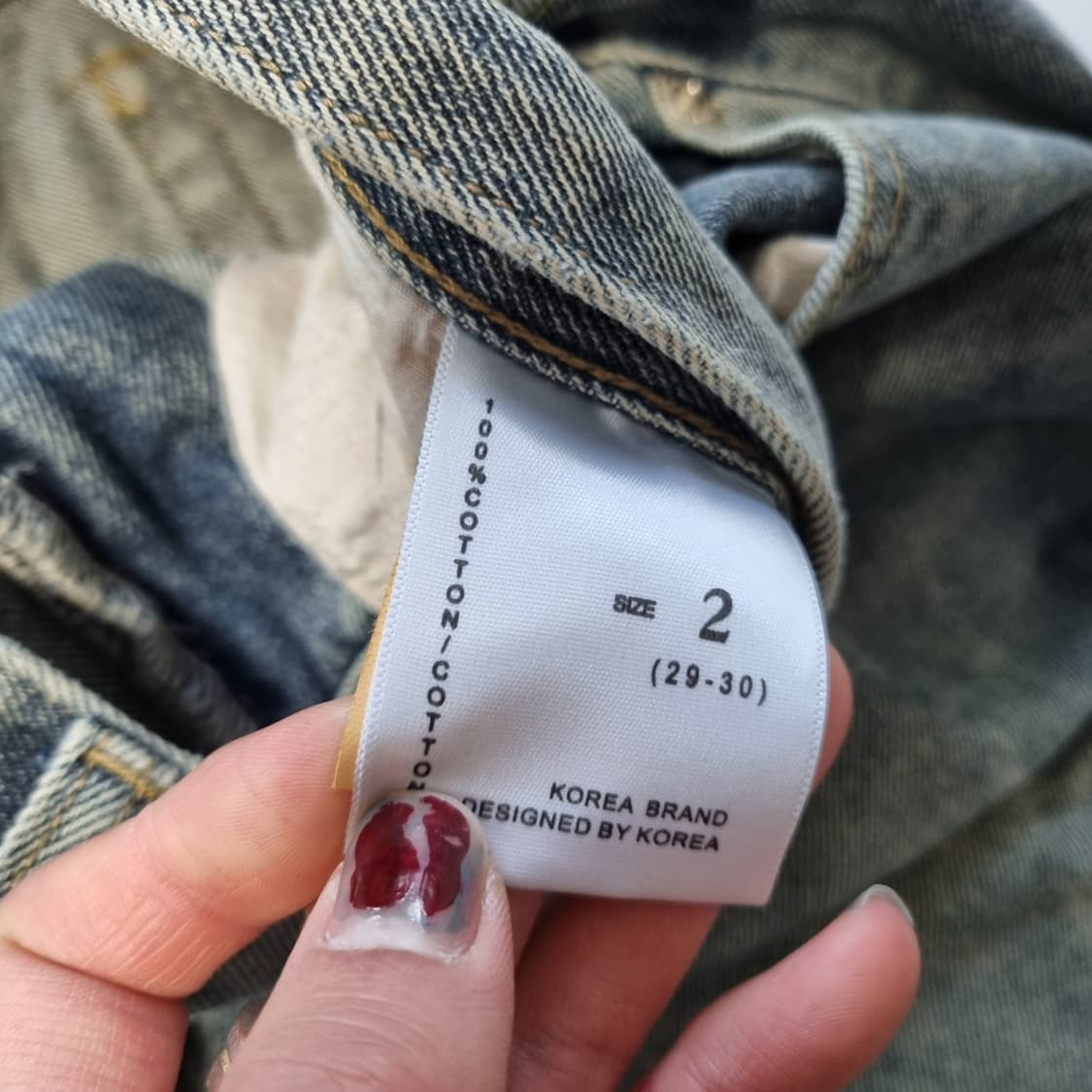 빈티지 데님팬츠  상품이미지7