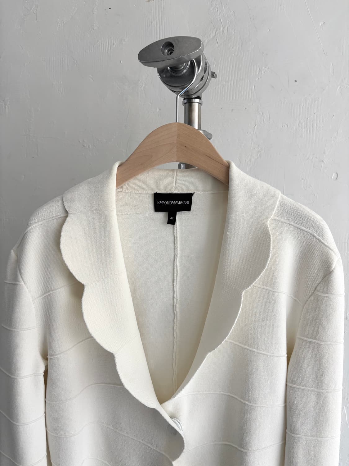 Emporio Armani 엠프리오 아르마니 화이트 패턴 가디건 상품이미지4