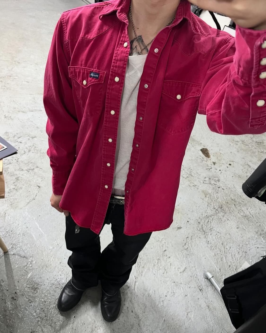 90s Wrangler western shirt 상품이미지2